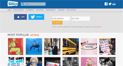 Desktop Screenshot of democraticvoices.com